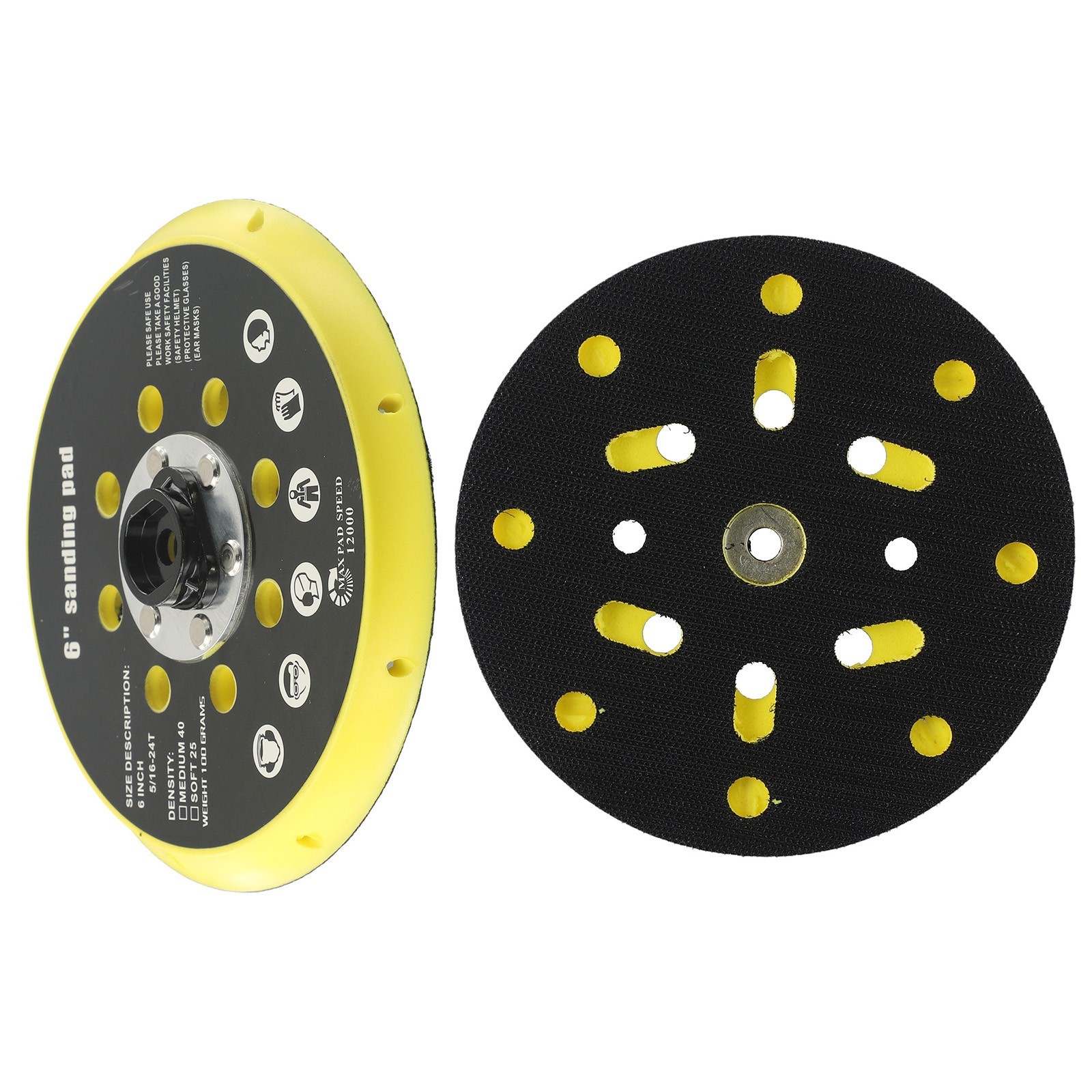 6 Inch 17 Holes Sander Backing Pad Fits For BO6030 & BO6040 RO1 UK STOCK