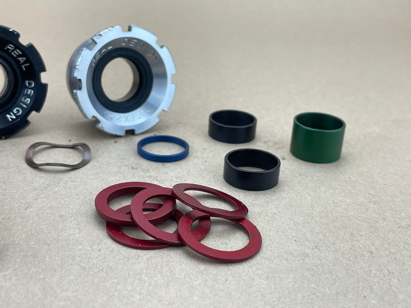 REAL Design Crankcase Adj Square Taper Bottom Bracket BSA 115mm