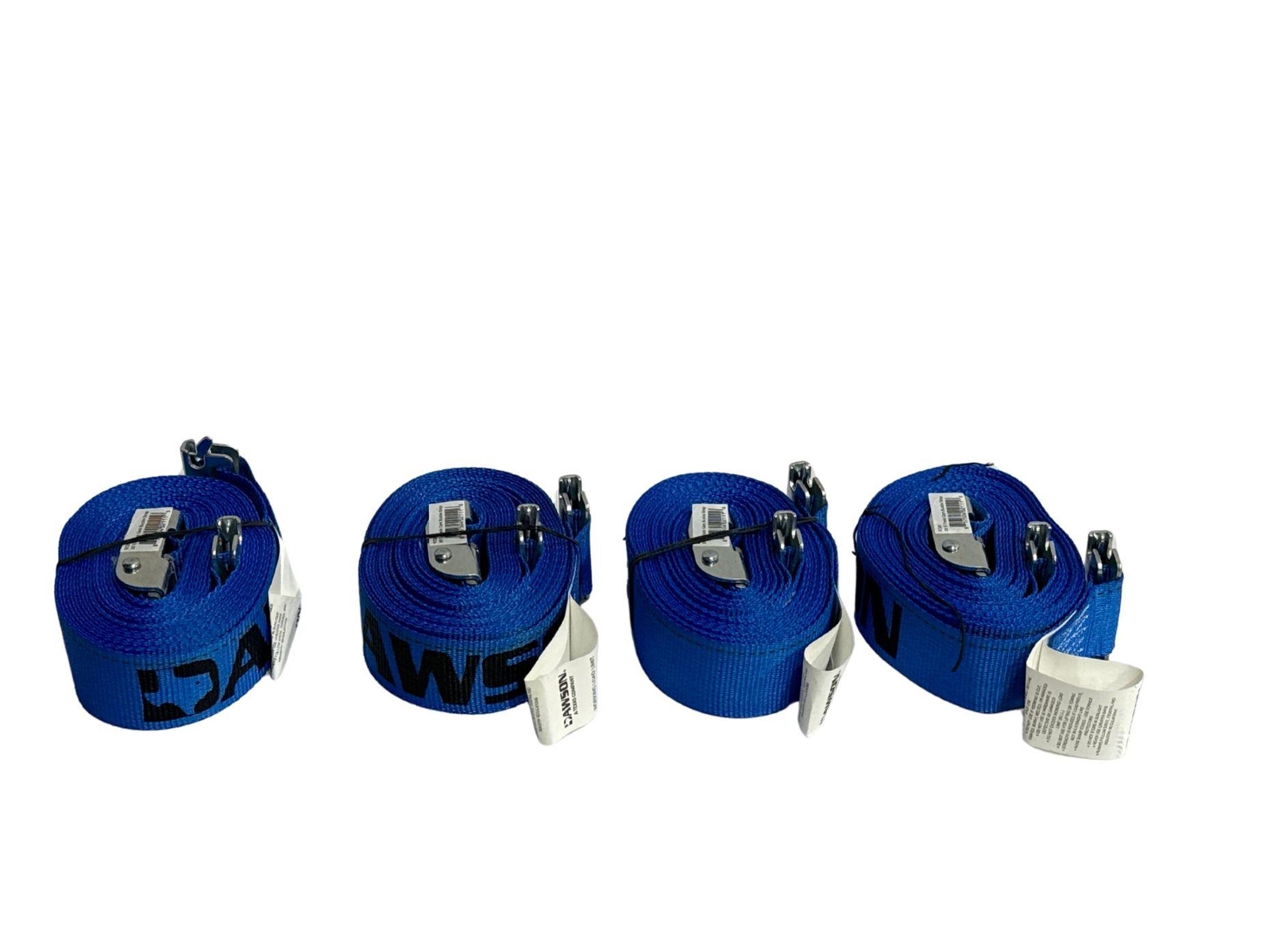 2"x20' Blue E-Track Cam Buckle Strap (4 Pack)