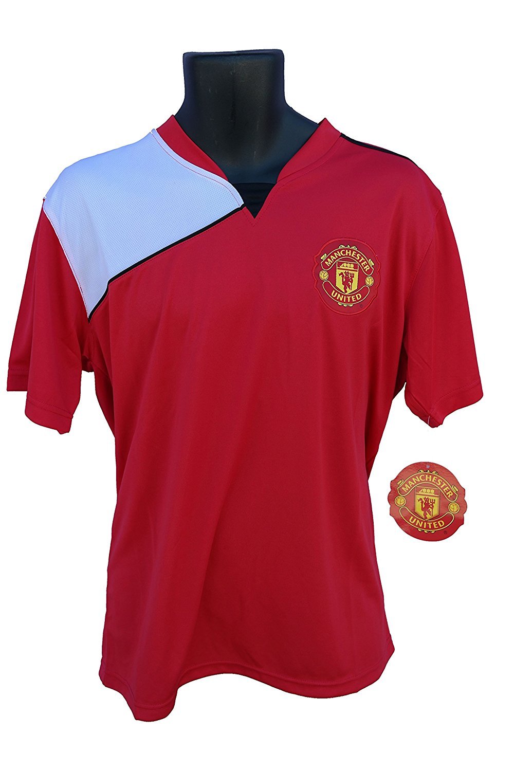 Manchester United FC Soccer Officially Licensed Adult Poly Jersey 005-XL