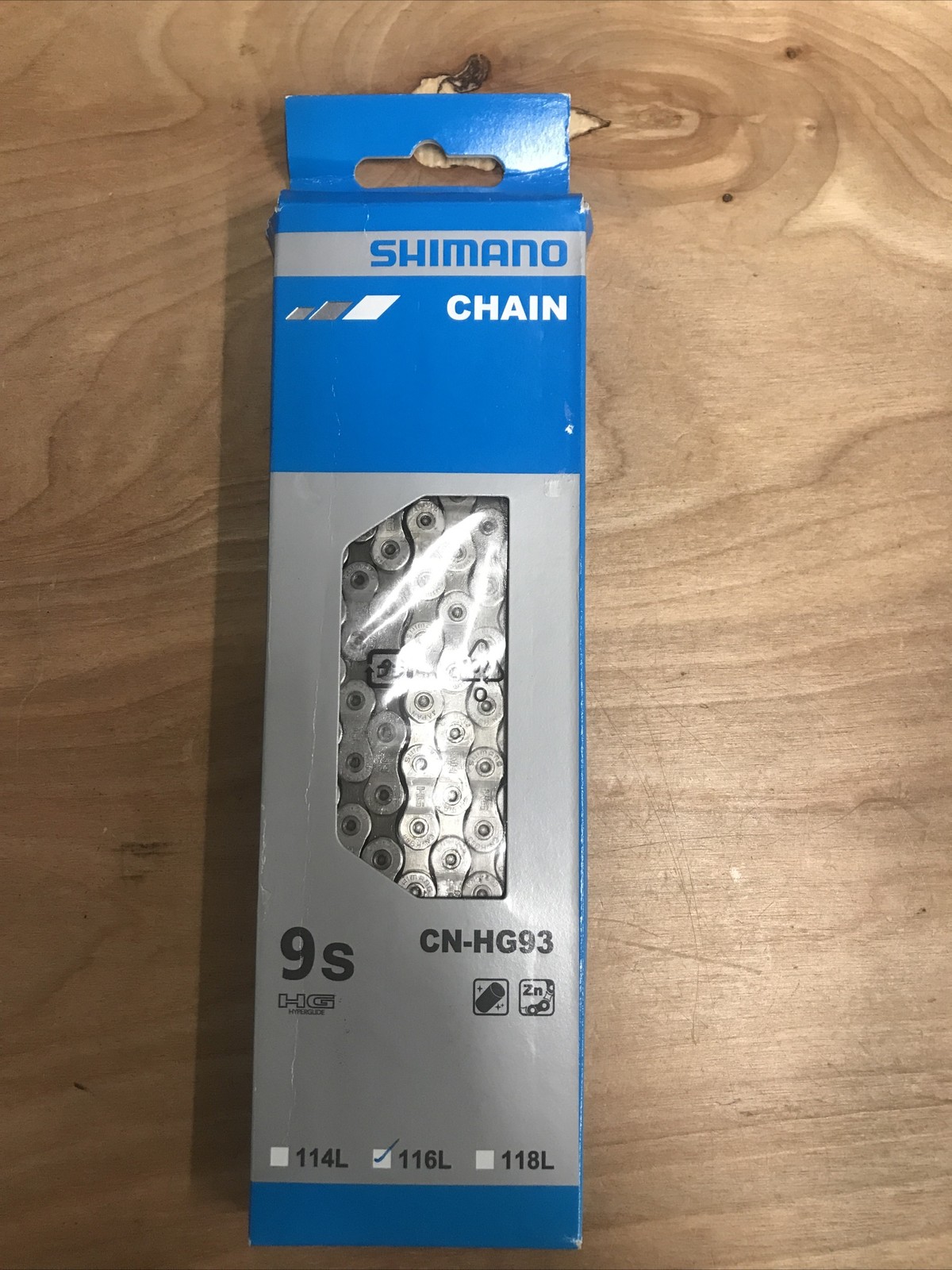 Shimano Alfine CN-HG93 Chain - 9-Speed, 116 Links, Silver