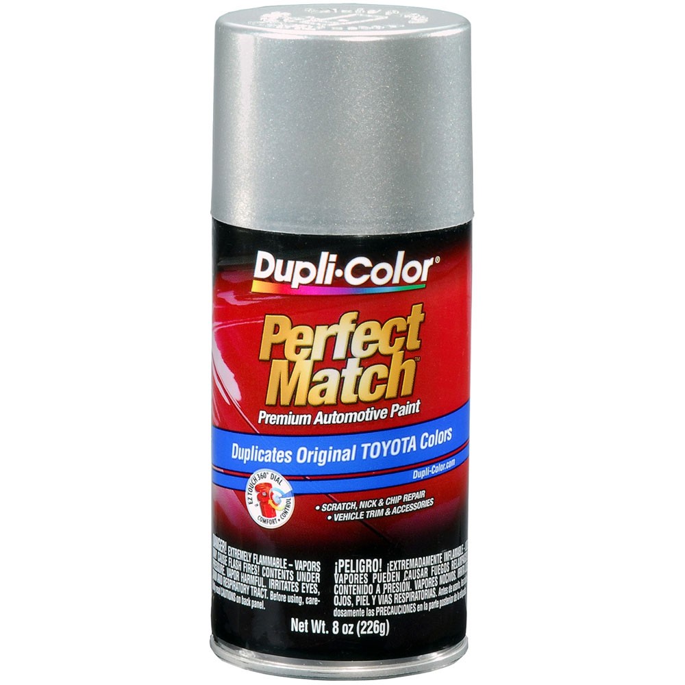 Duplicolor BTY1613, Perfect Match Aerosol Paint for Toyota 1C0 Millennium Silver