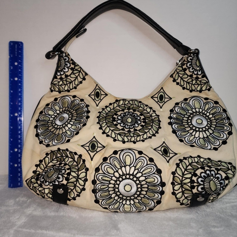 Talbots embroidered shoulder bag