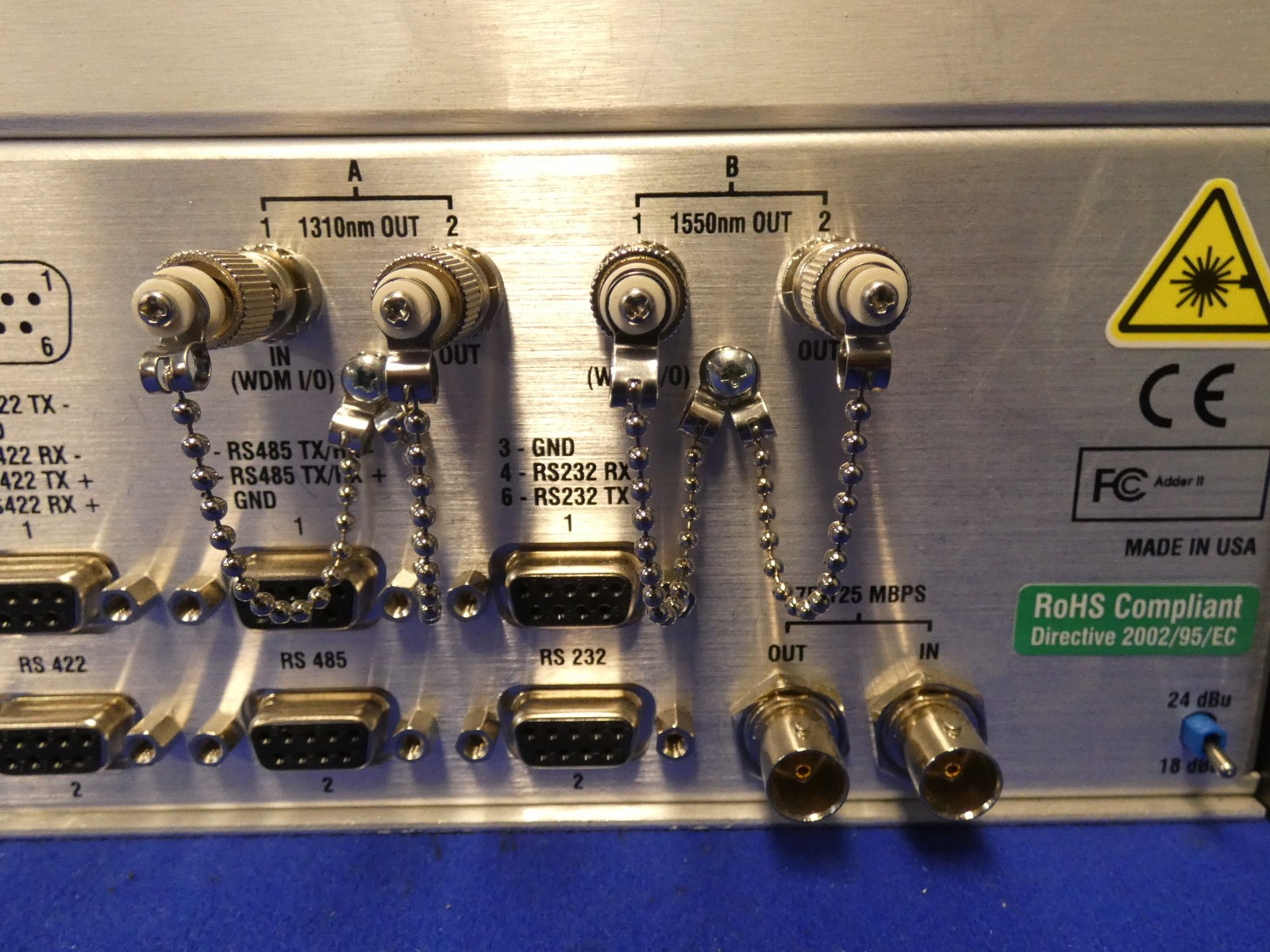 Telecast Fiber Adder II 882i Intercom Fiber System TX/RX