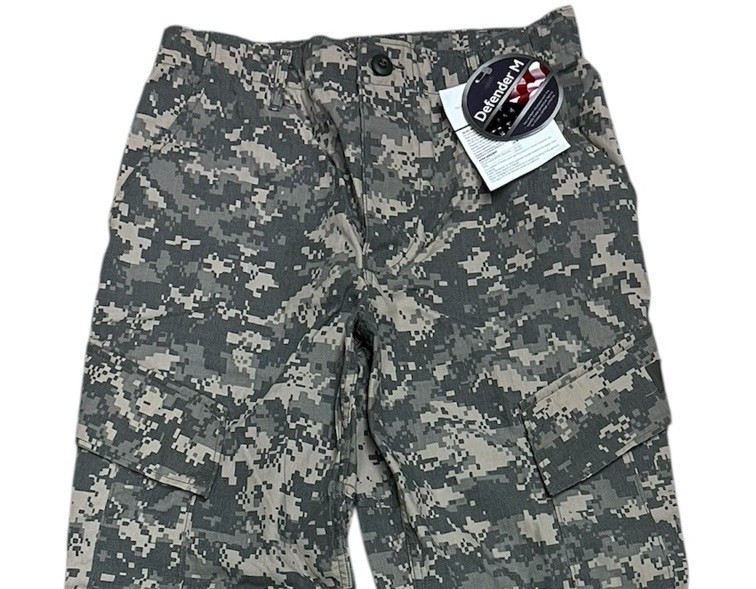 Defender M FR Camo Pants Men Sz Small Short Army Soldier Button Fly NWT