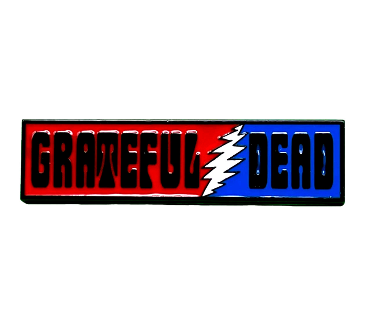 The Grateful Dead Word Logo Lightning Pin Metal Enamel Pins Memorabilia Logo