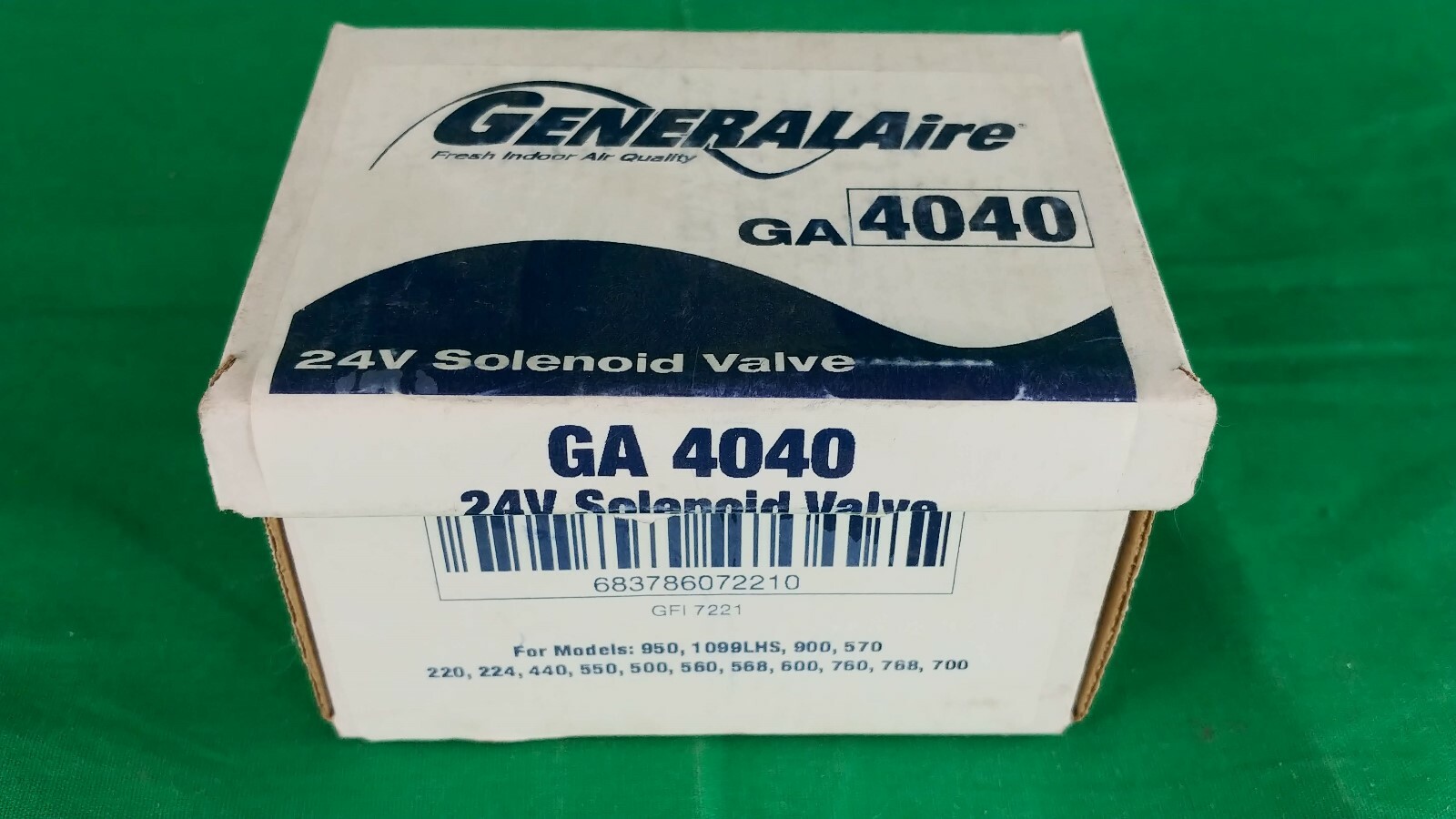 GeneralAire 24V Solenoid Humidifier Water Valve GA4040 (GFI 7221) 60 Hz