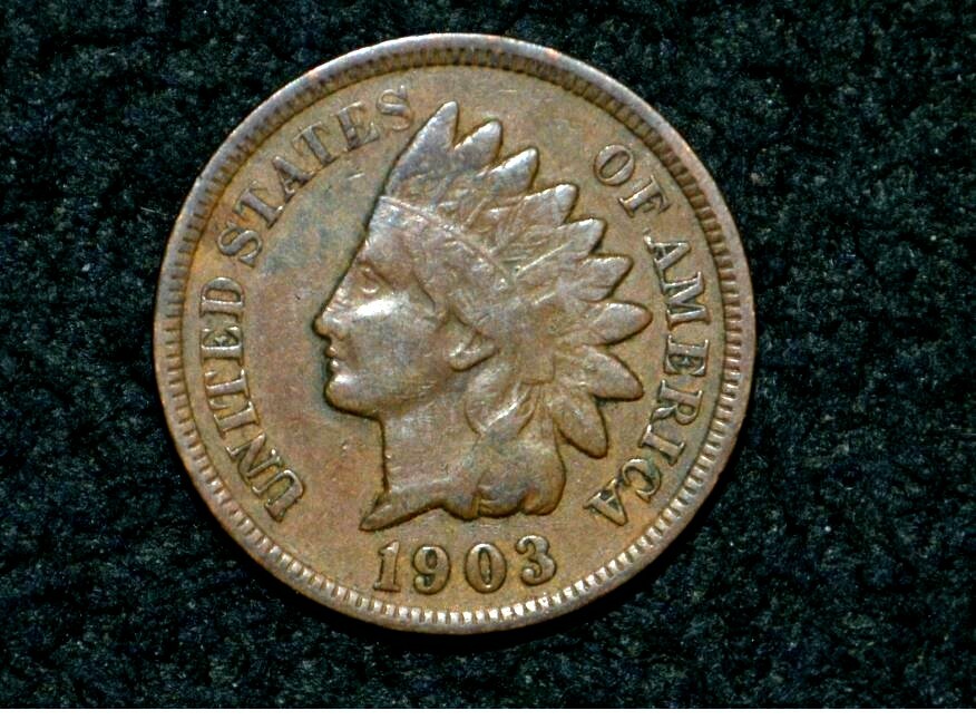 1903 Indian Head Cent ** nearly FULL LIBERTY ** FREE SHIPPING