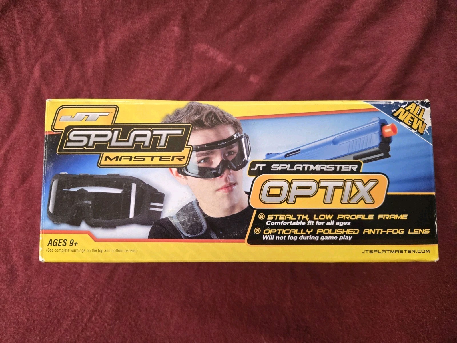 JT SplatMaster Optix Paintball Goggles w/ Polished Anti-Fog Lens