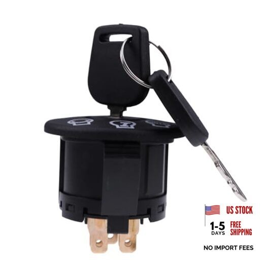 Ignition Switch with 2 Keys 500017 500243 Compatible with Dixie Chopper