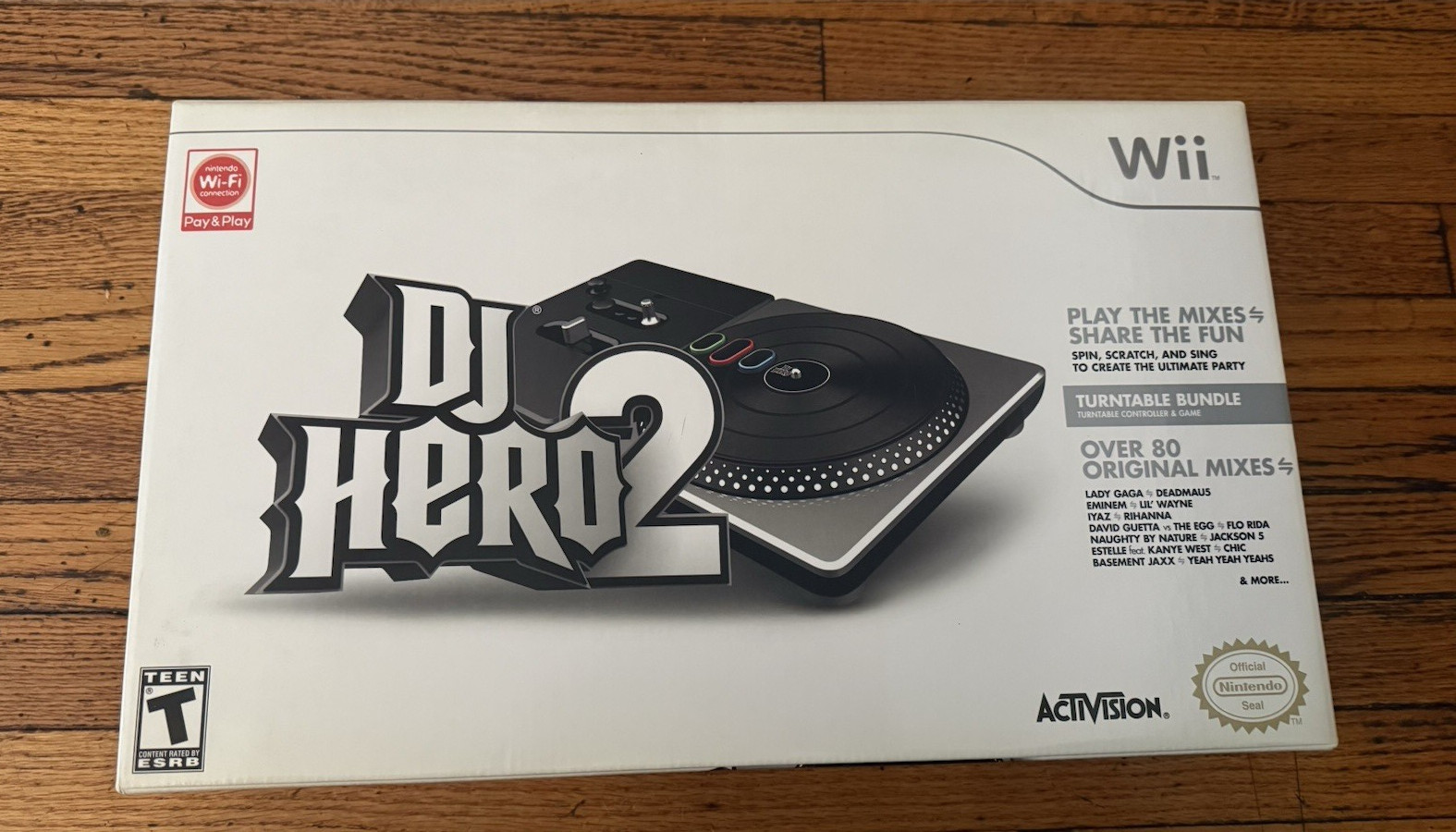 Activision DJ Hero Wireless Turntable Controller & Game Bundle for Wii NTSC-U/C