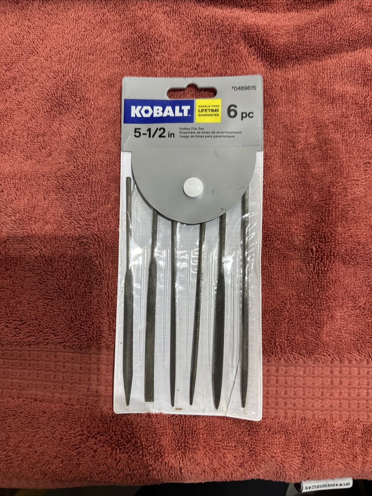 Kobalt 6 PIECE Miniature Hobby File Set 5-1/2" Inch "New Old Stock"