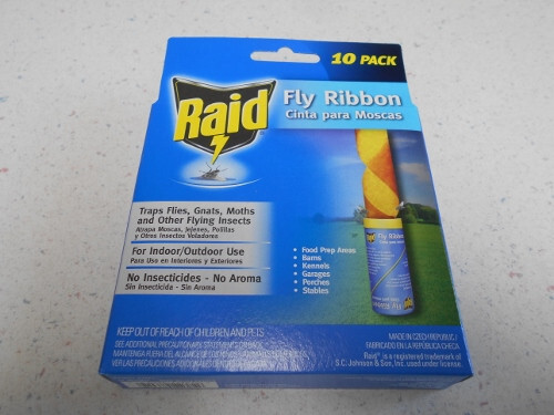 2Pack Of 10 Fly Ribbon Insect Trap Sticky Glue Catcher Strip Traps Kitchen  Food