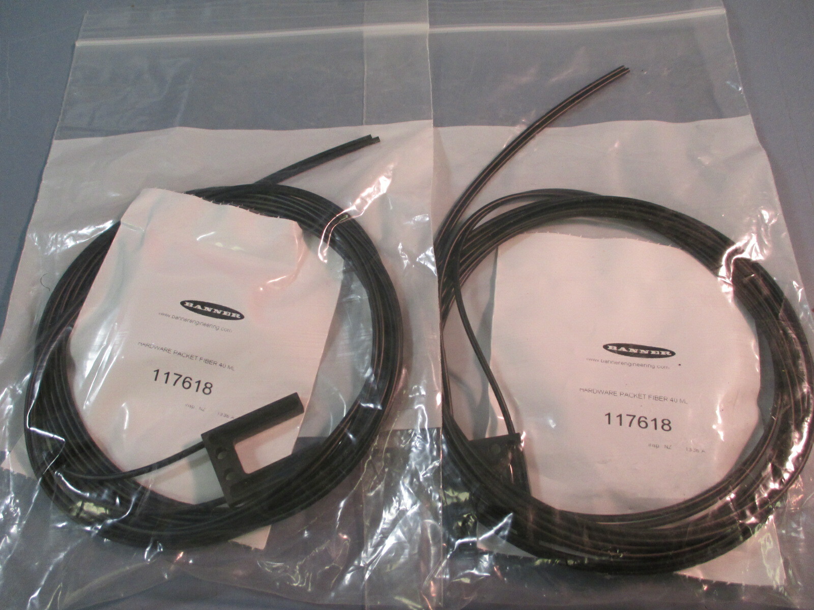 Banner 117618 Hardware Packet Fiber40 ML w/PFC-3 Lot of Two NIB