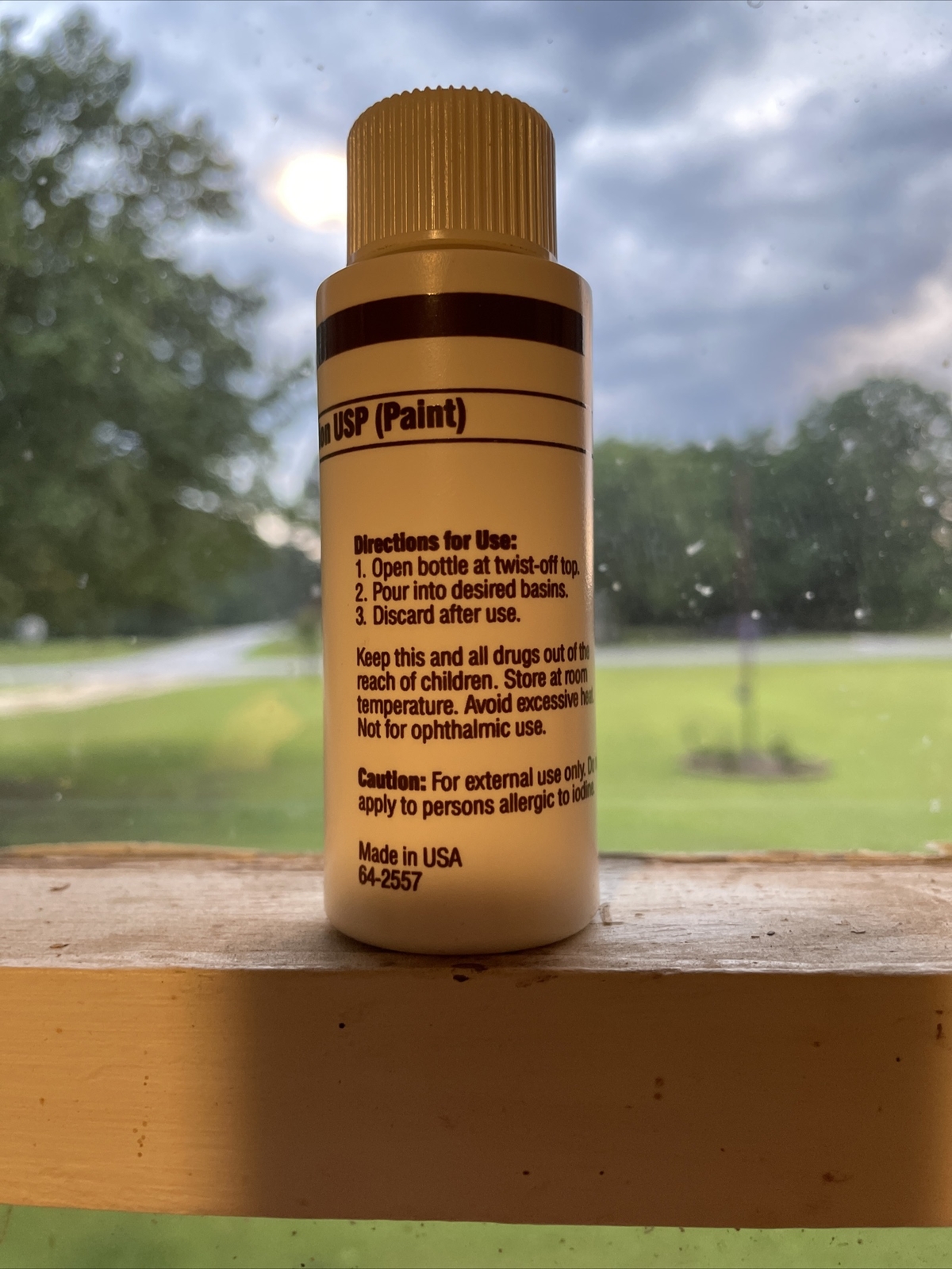 povidone iodine solution 55ml bottle