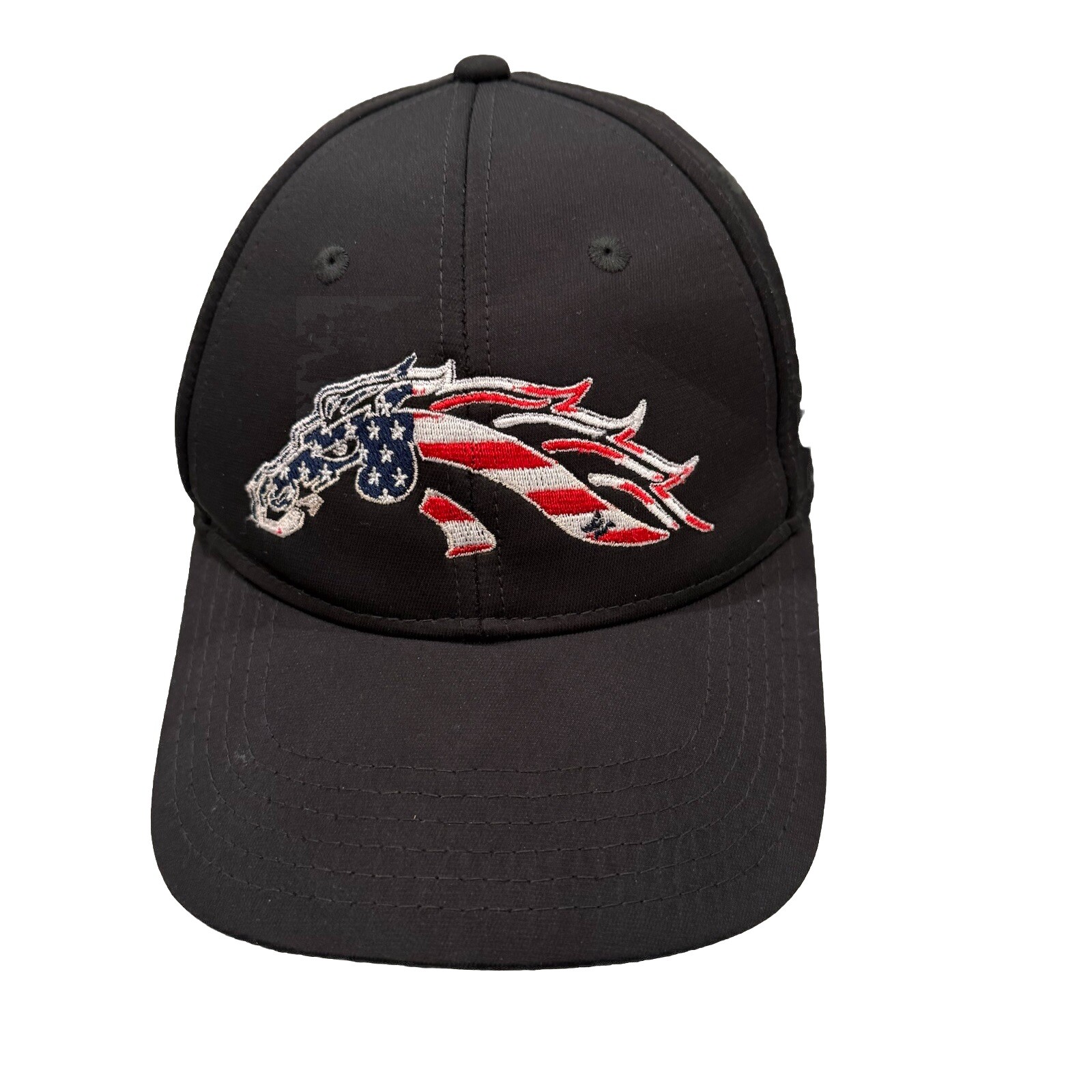 Adidas Black RWB Drag Racer Car  on Front of Black Hat Cap Polyester