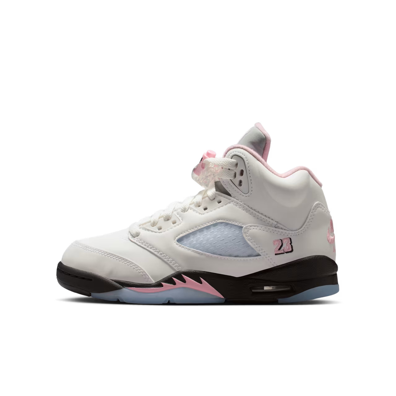 B-Grade Men 7, Youth 7Y, Women 8.5  Nike Air Jordan 5 Retro HQ7980-102 Soft Pink