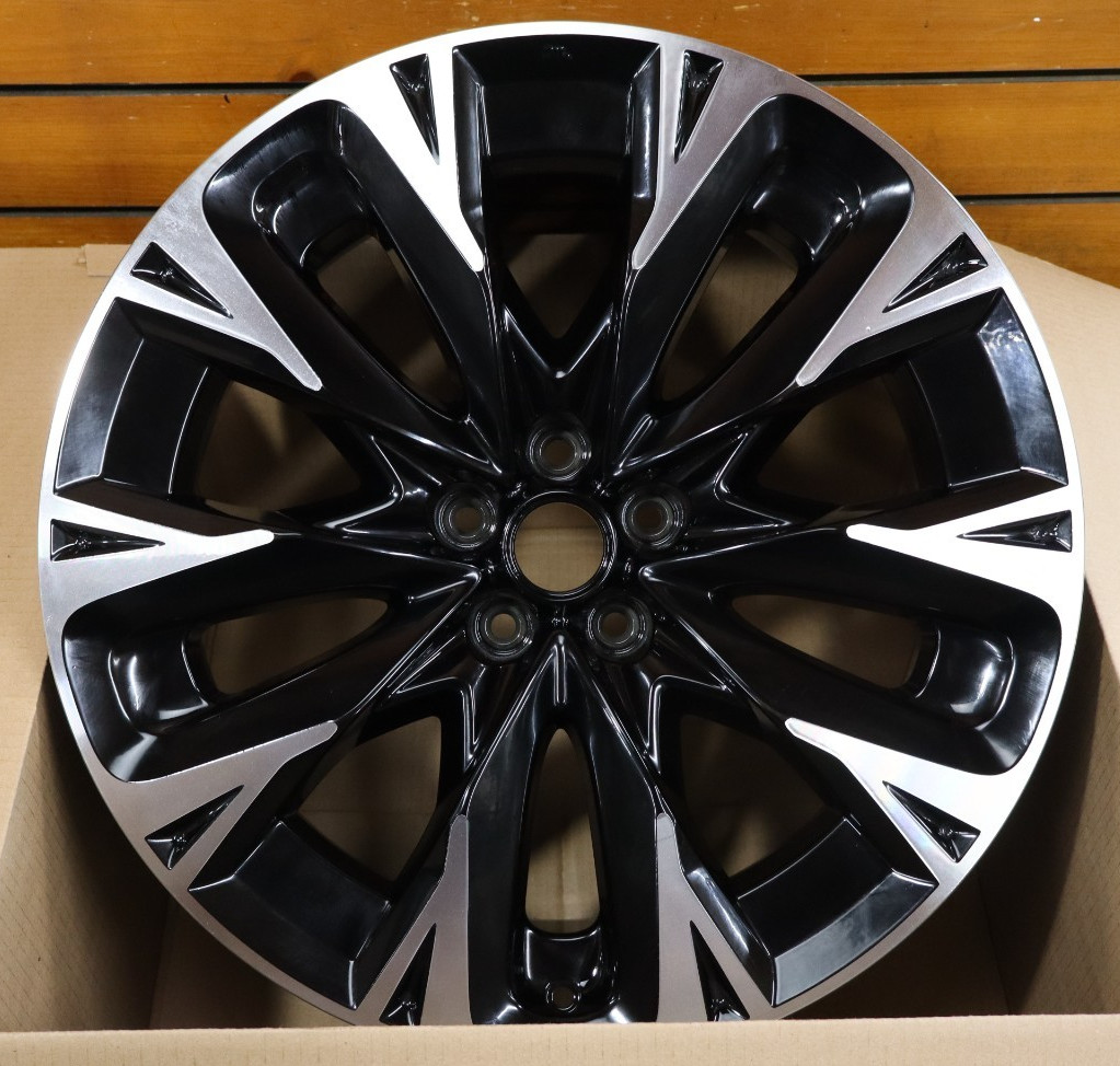 21" Mazda CX-90 Wheel Rim Factory OEM ALYMX061 2024-2025 Machine Black 95687