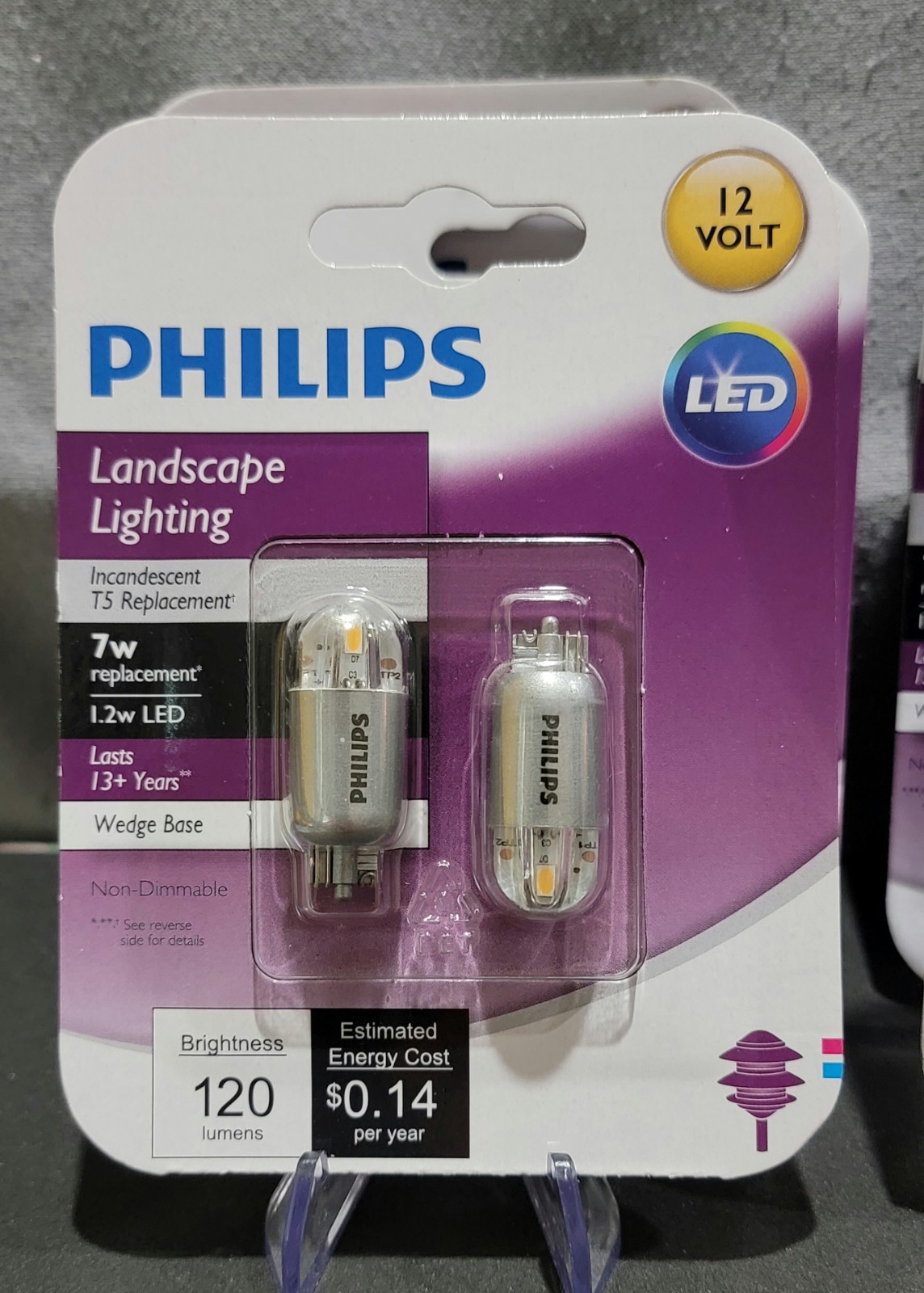 Philips Landscape Lighting 7Watt T5 LED Replacement Lamp 12Volt 1.2 Watt 2 Lamps