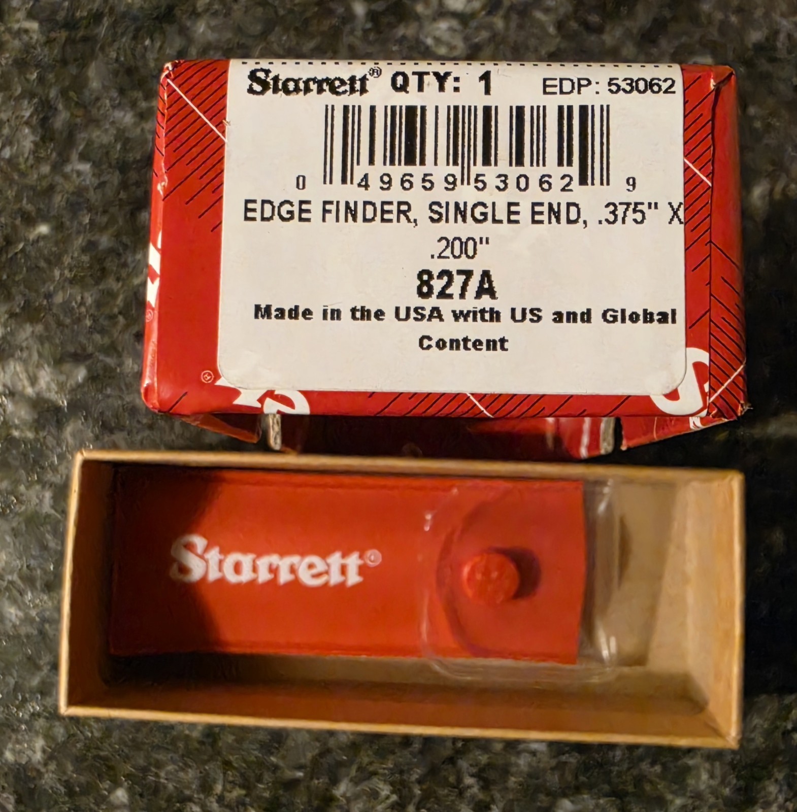 Starrett 827A Single End Edge Finder