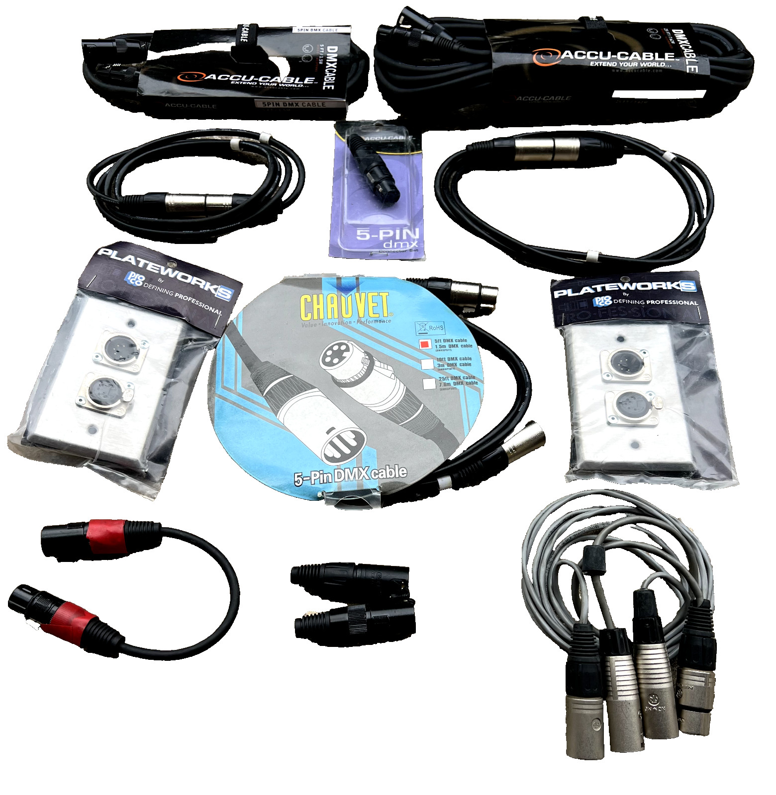 DMX Lighting Cables/Adapters (Lot of ?)