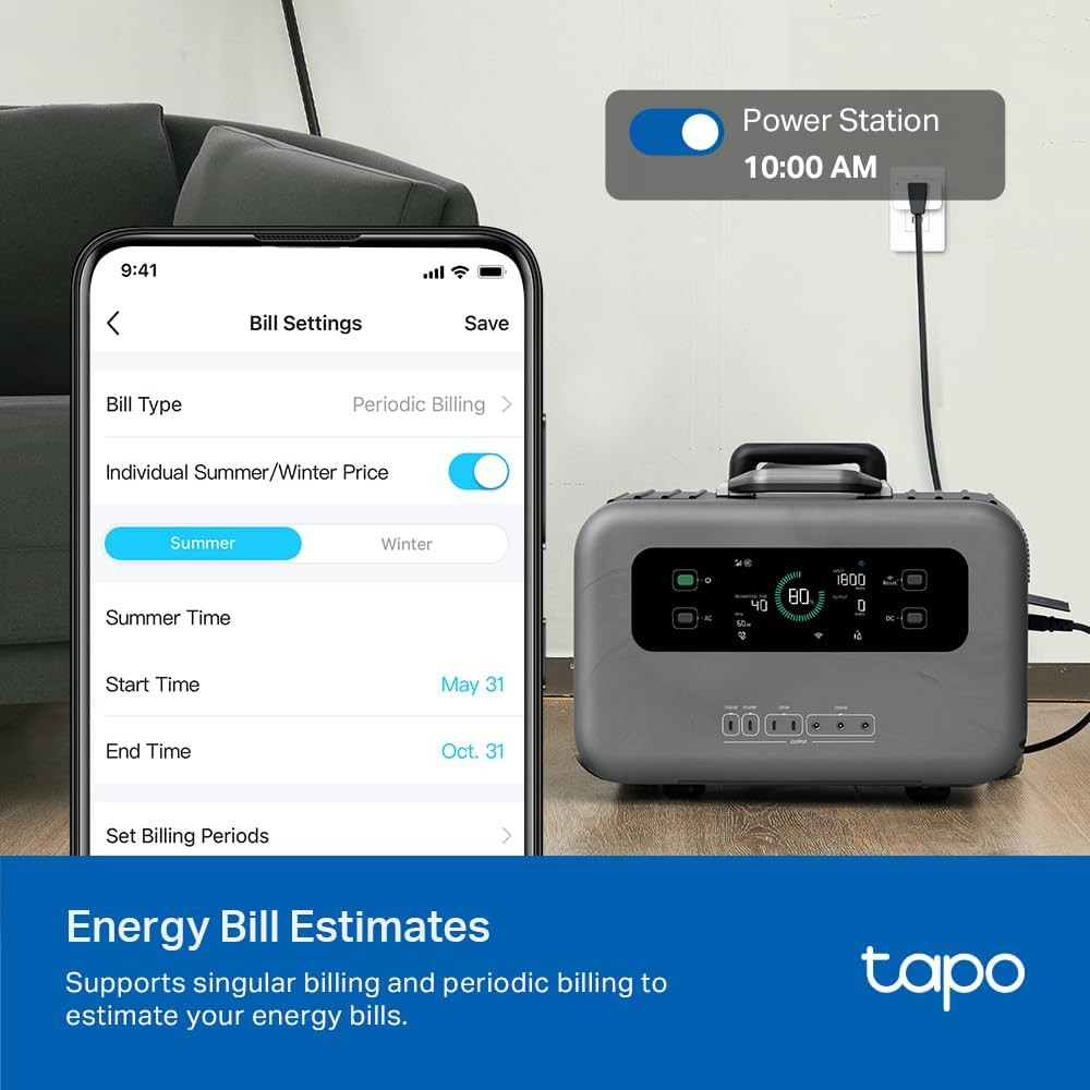 Smart Plug Mini, Matter Compatible, Compatible with Alexa, Google Hom...