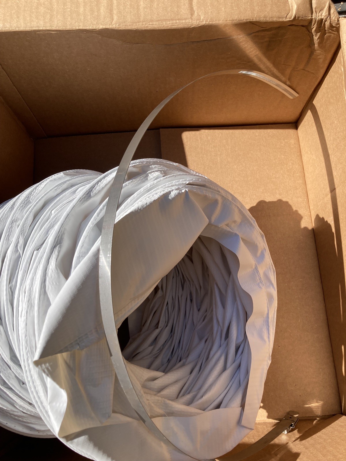 Movincool LAY45771-0060 12 In Duct Diameter 10 Ft Length Accordion Warm Air Duct