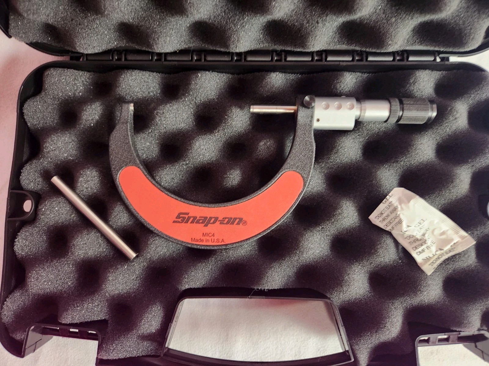 Snap On Outside Micrometer 3-4" .0001" Resolution Rolling Digit Quick Mic 4