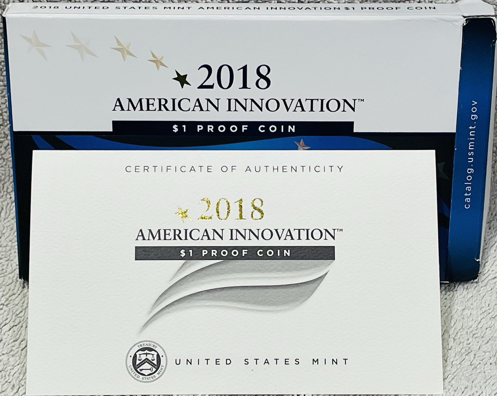2018 S AMERICAN INNOVATION $1 PROOF COIN W/ OGP & COA
