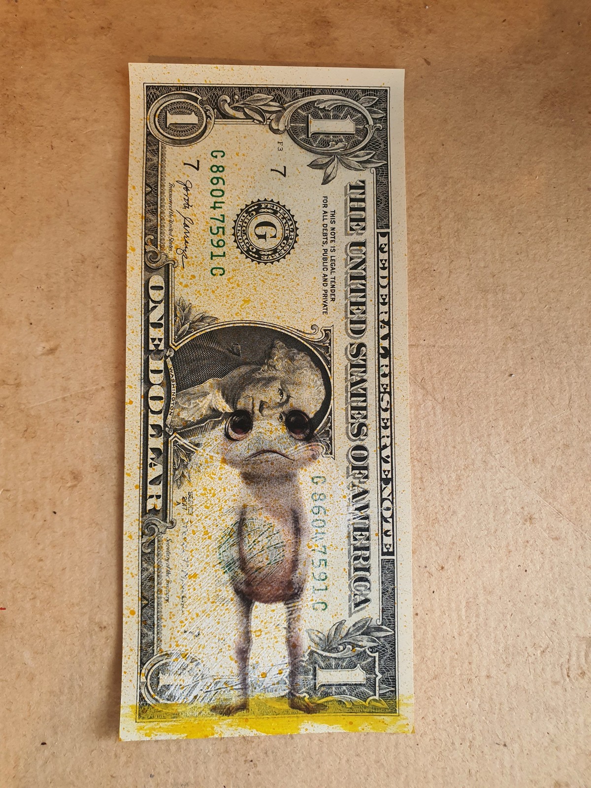 Dollar Art Money Art Waeger Invernum7 1/1 - *help me*