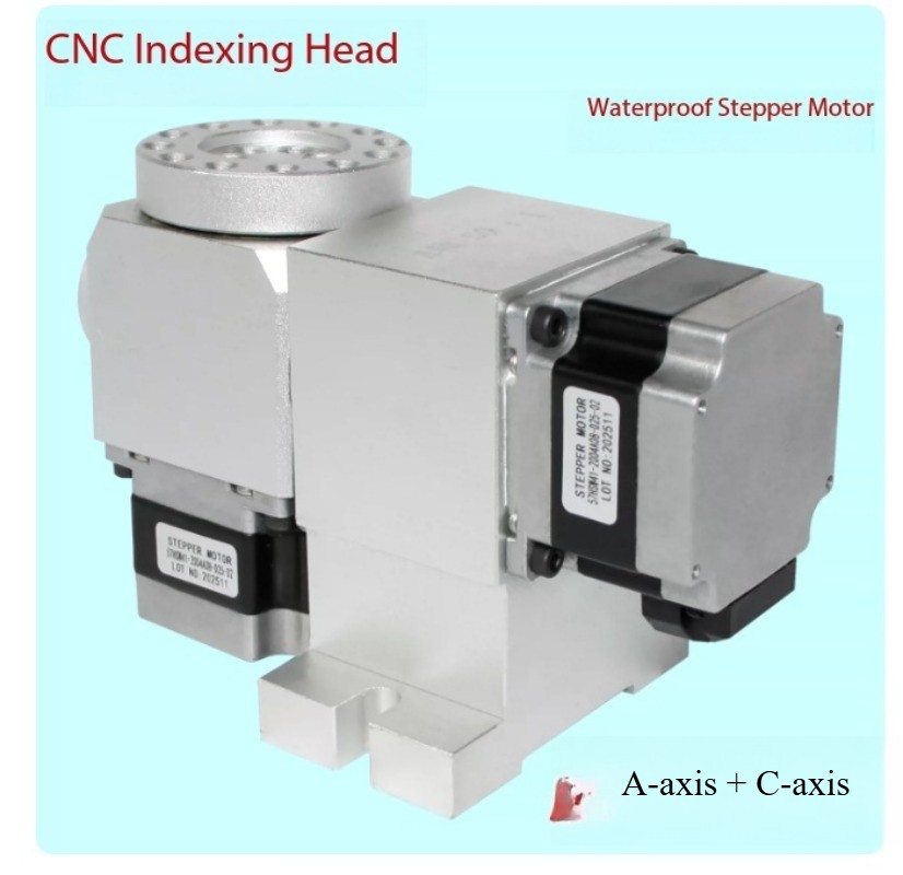 5-Axis CNC Indexing Head Indexing Head Indexing Table Harmonic Drive Gearbox