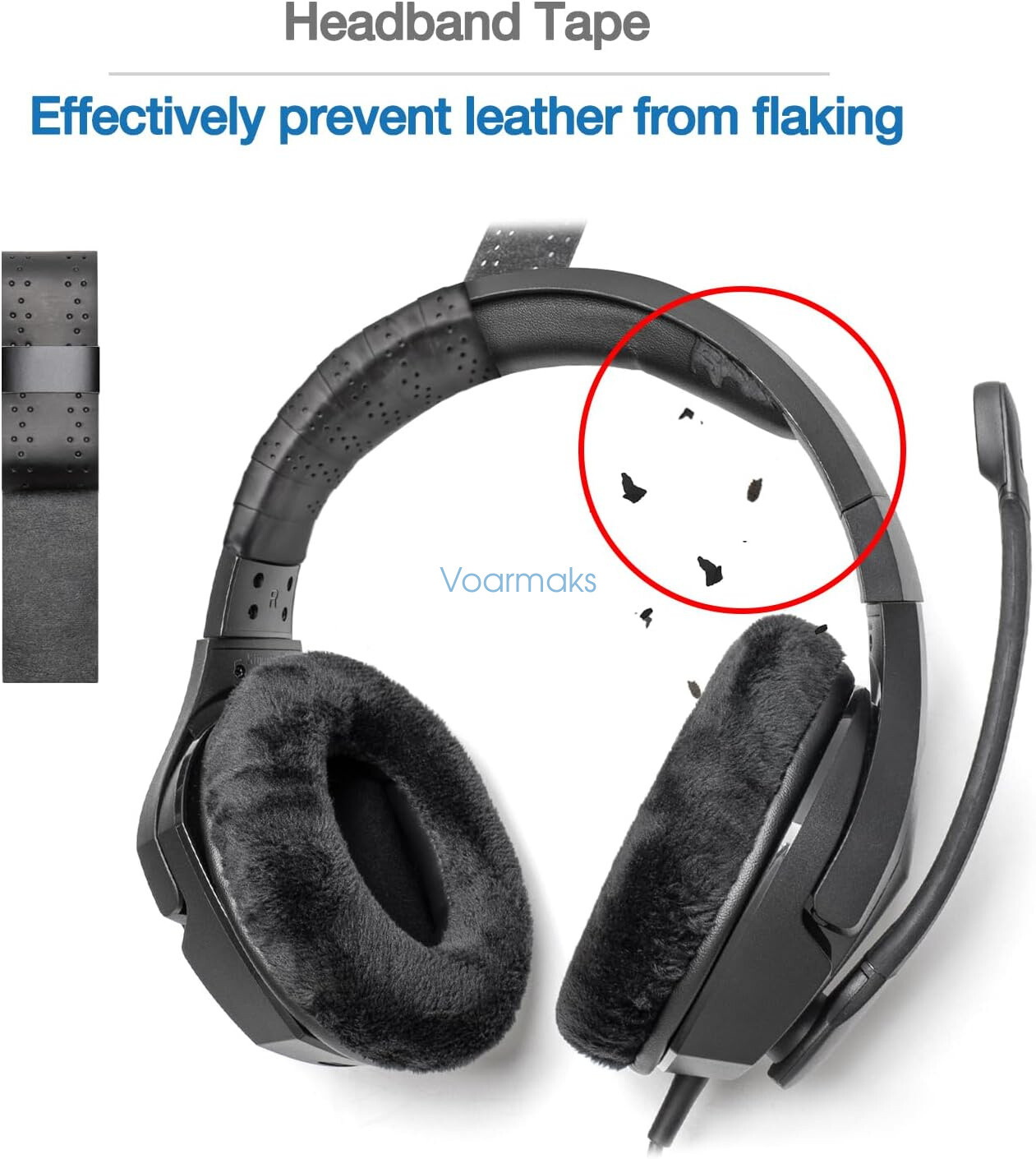 Headphone Headband Cover Cushion for HyperX:Cloud Flight,Cloud Alpha,Mix,Revolve