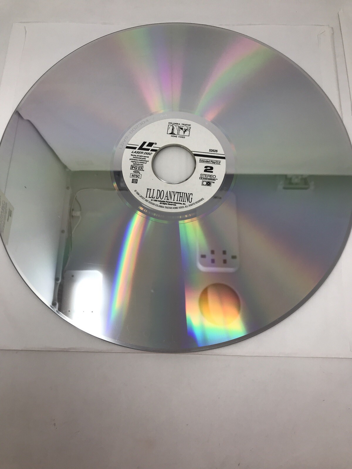 Ill Do Anything (Laserdisc, 1994)