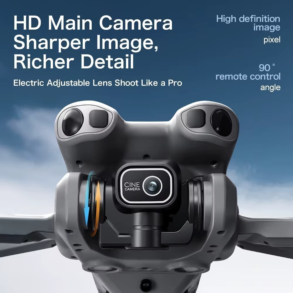 GT50 Brushless Drone 8K Dual Camera 4.3" Screen Obstacle Avoidance RC Quadcopter