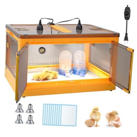 Chick Brooder Box for Chicks - Quail Brooder Box Kit 23.62"x16.53"x13"