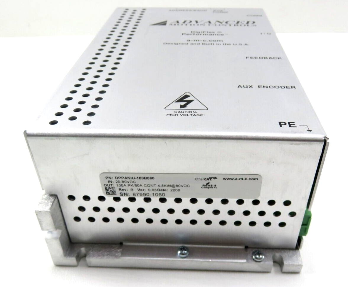 Advanced Motion Controls DPPANIU-100B080 Performance Panel Mount Servo Drive
