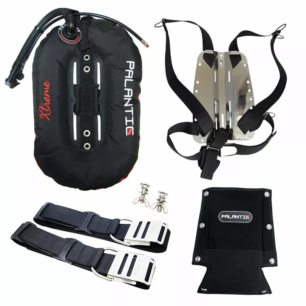 Palantic Xtreme 40lbs Donut Wing Single Tank w/ SS Backplate & Harness Basic Set