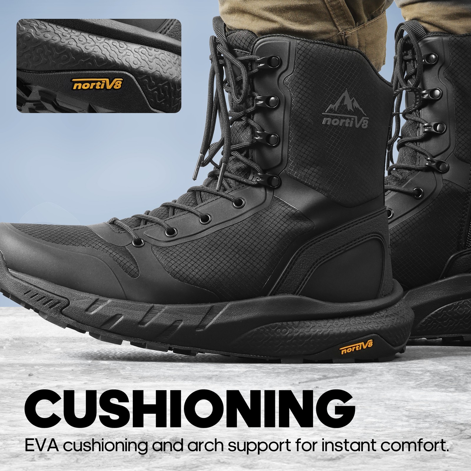 Men Military Tactical Boot Lightweight Boots Motorcycle Comfortable Combat Boots