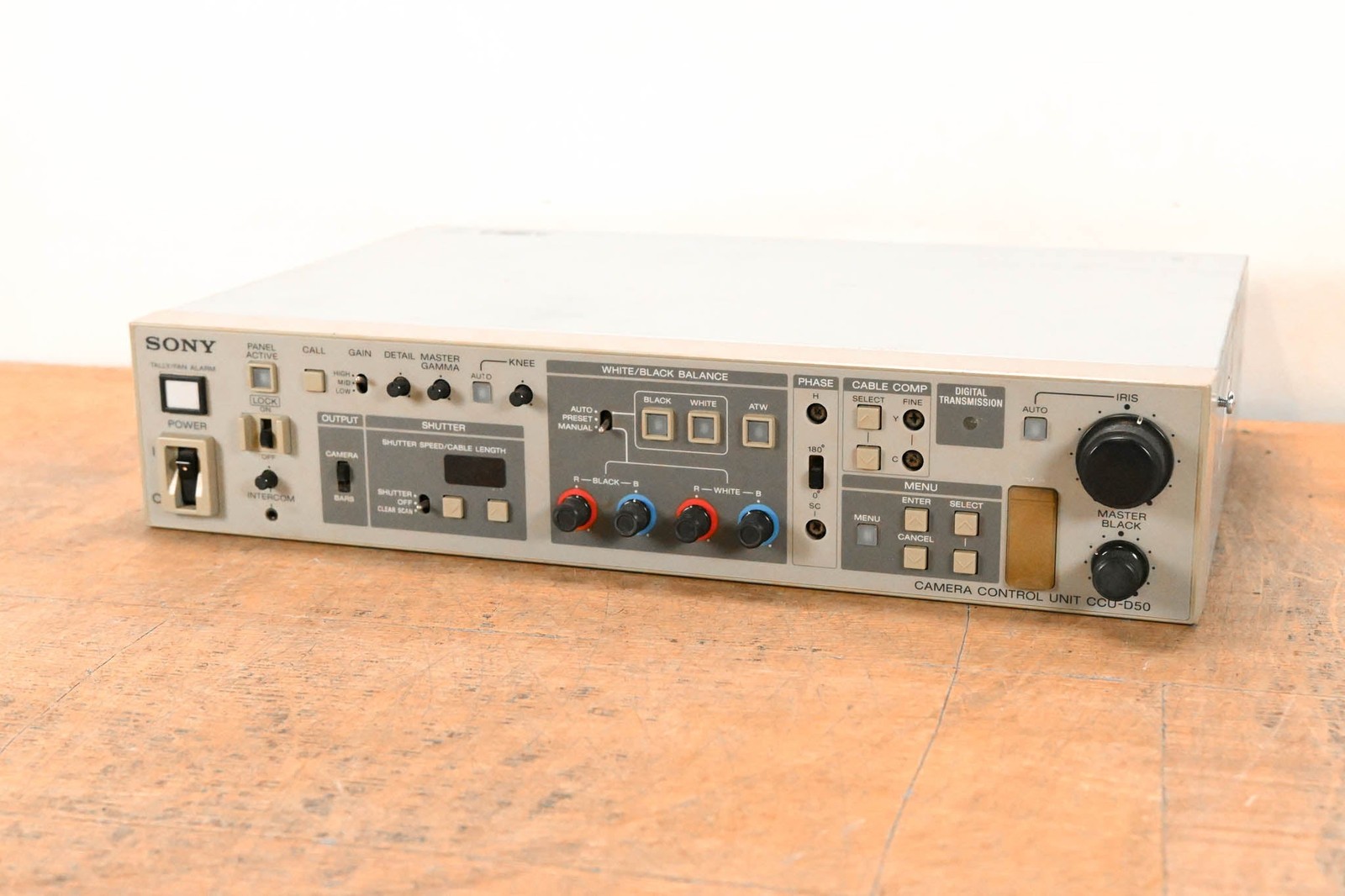 Sony CCU-D50 Camera Control Unit CG01RC1