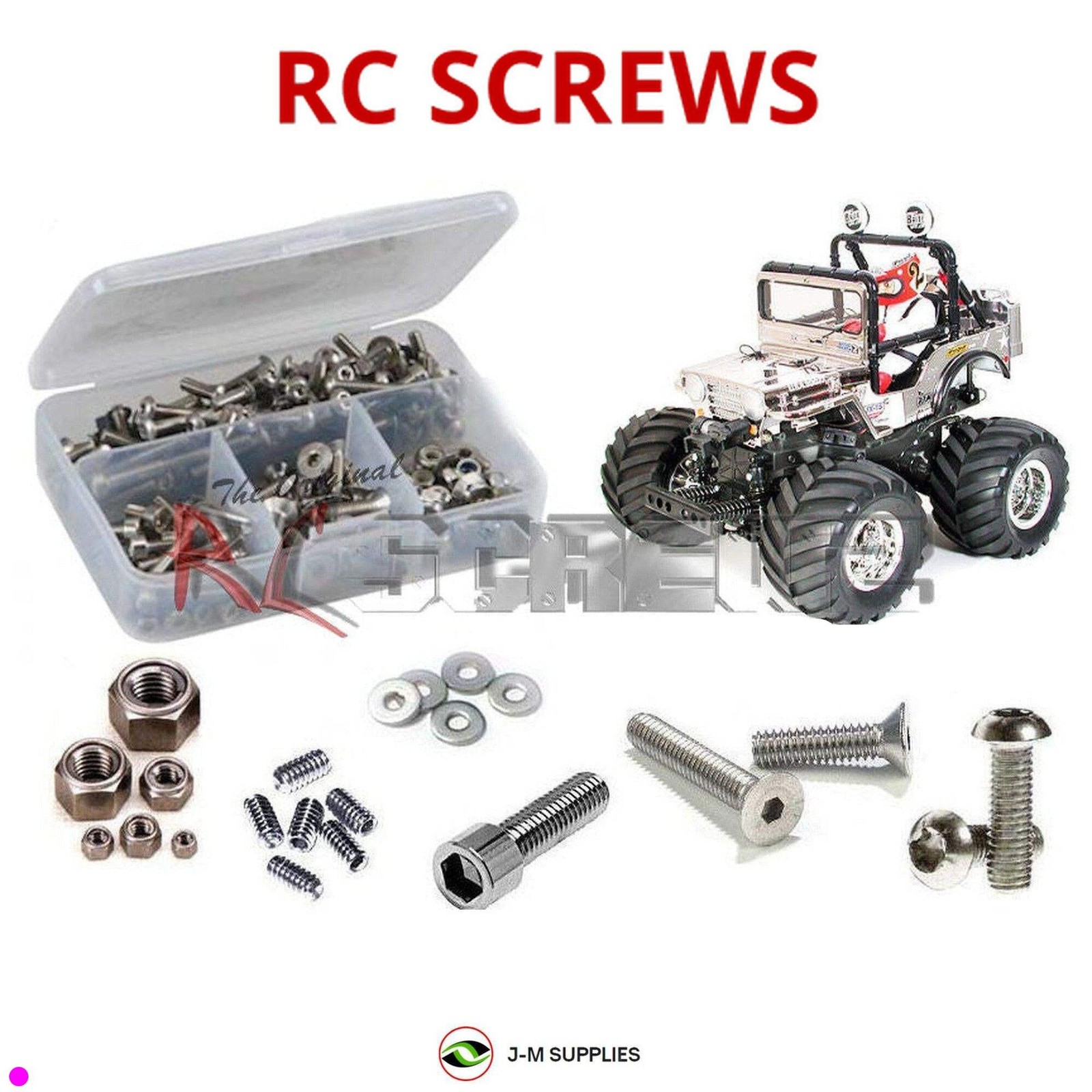 RCScrewZ Stainless Screw Kit tam082 for Tamiya Wild Willy 2 #58242 | SET