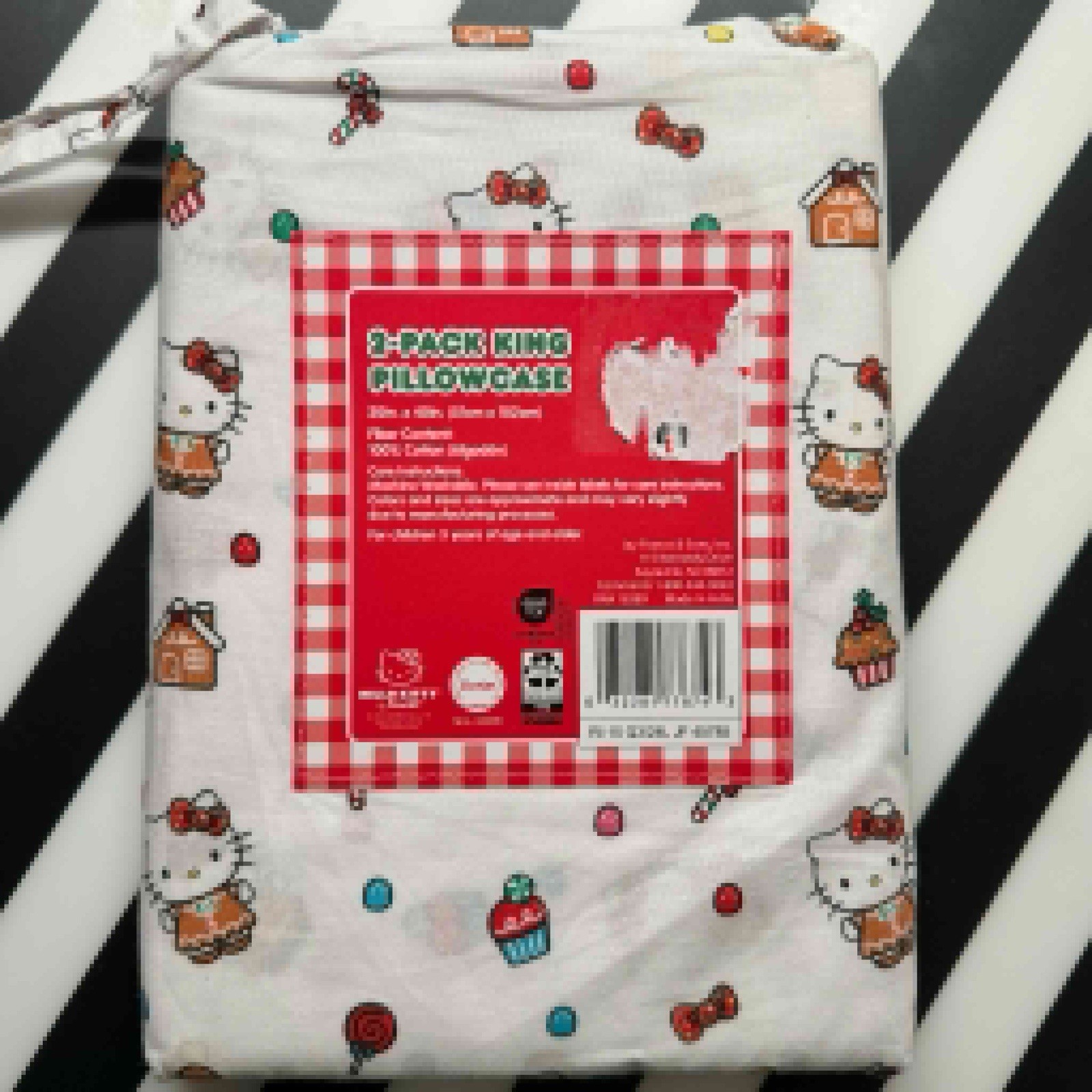 Hello Kitty And Friends King Pillow Case Set- 2pc