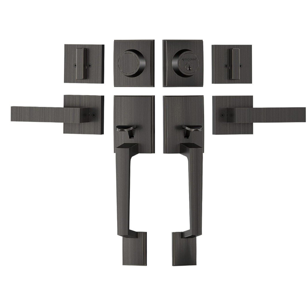 Virego Double Door Handle Oil Rubbed Bronze