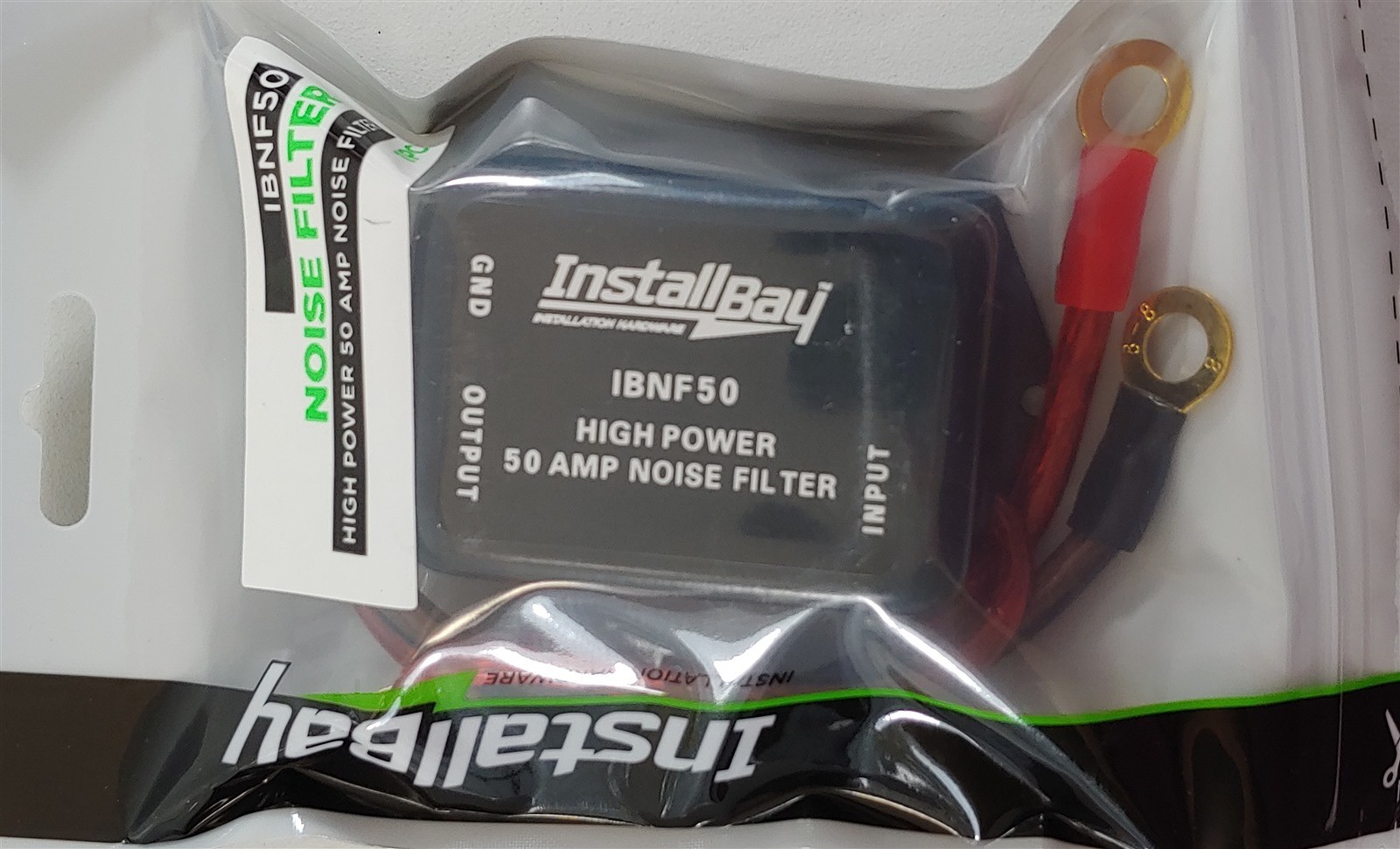 Install Bay IBNF50 High Power 50 Amp Noise Filter For CB Radio or Car Stereo