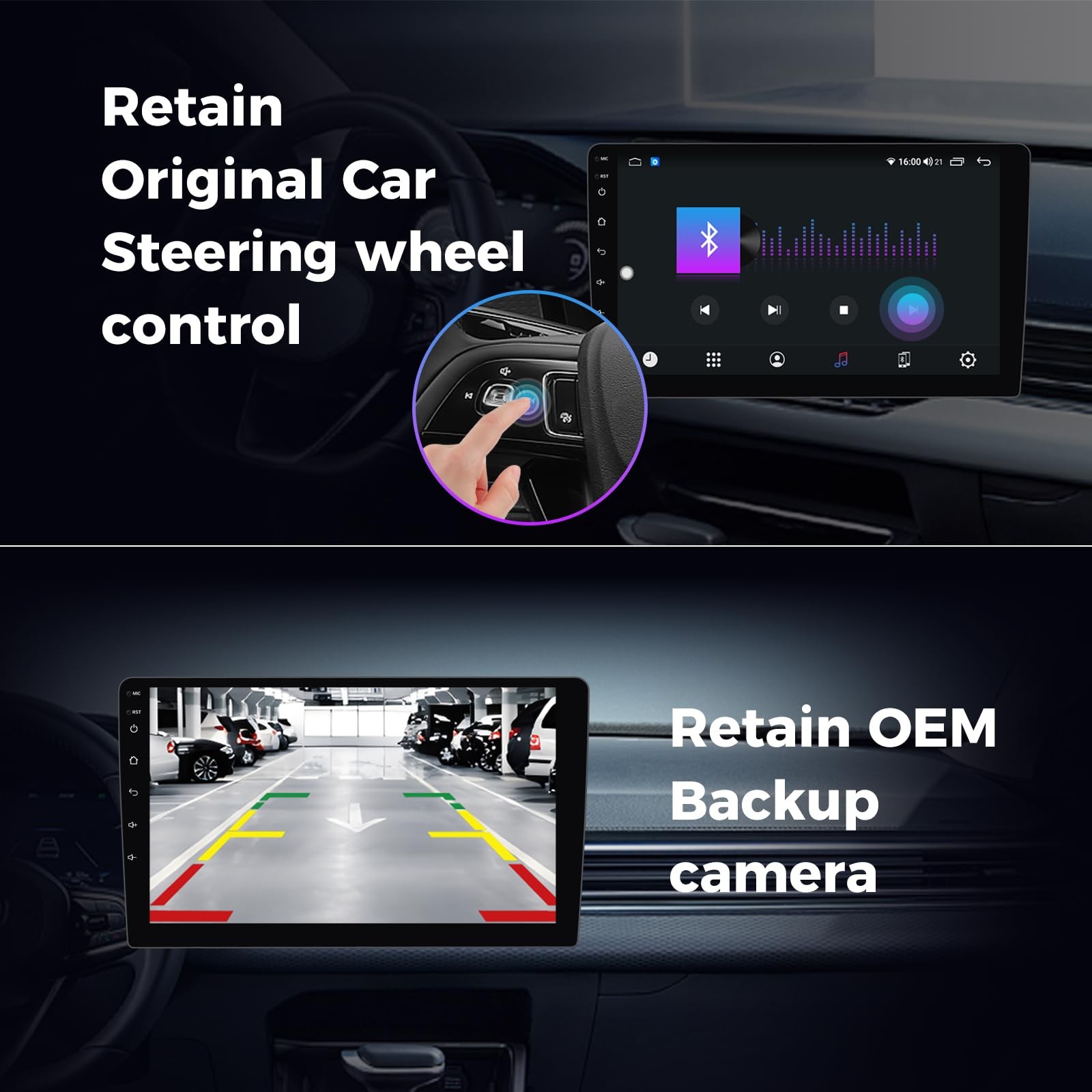 4 core 64G Carplay Android Car Stereo Radio For 2015-2018 Subaru Legacy Outback