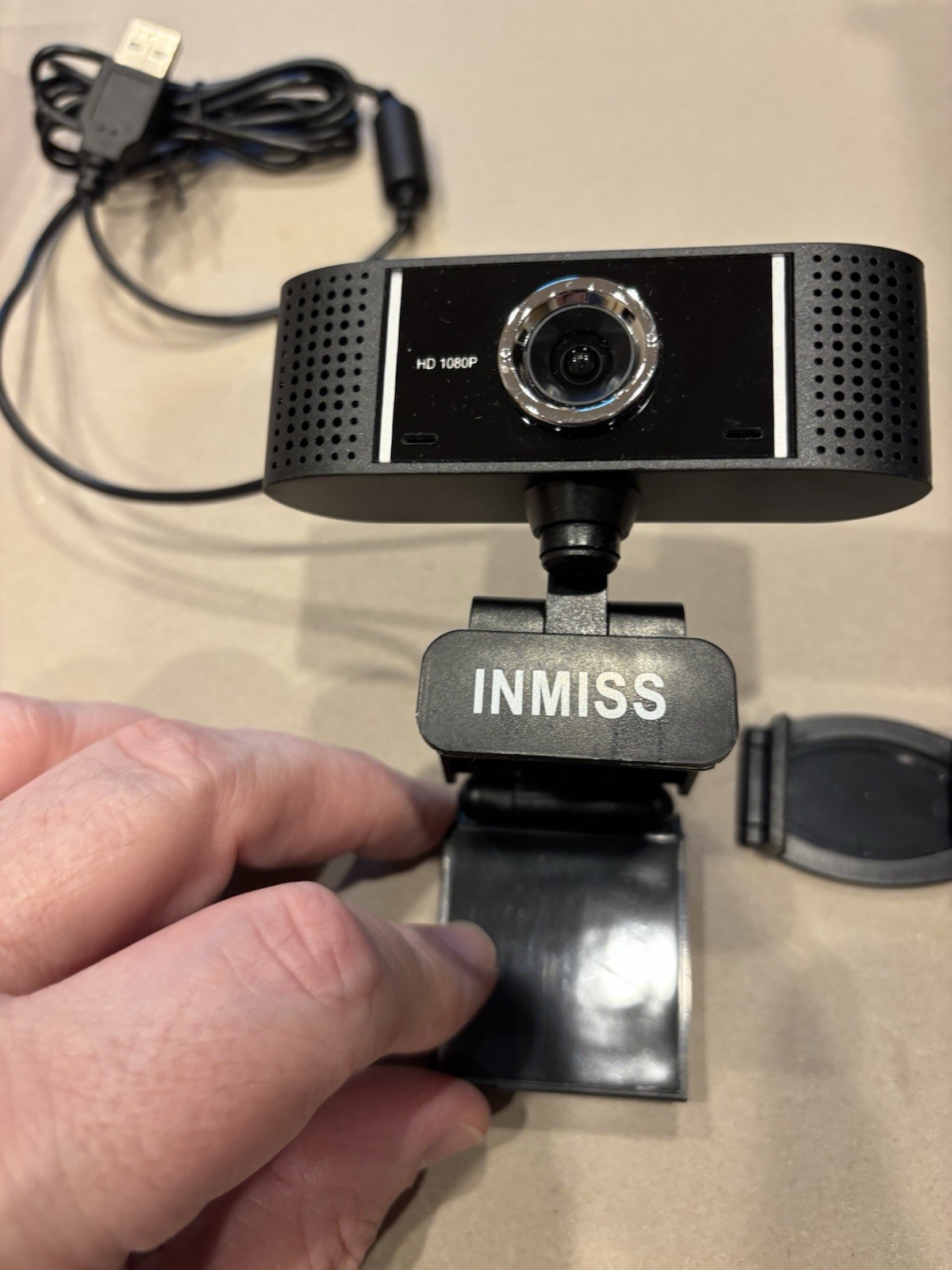 Inmiss Full HD Webcam 1080p USB 120 Degree Wide Angle Lens