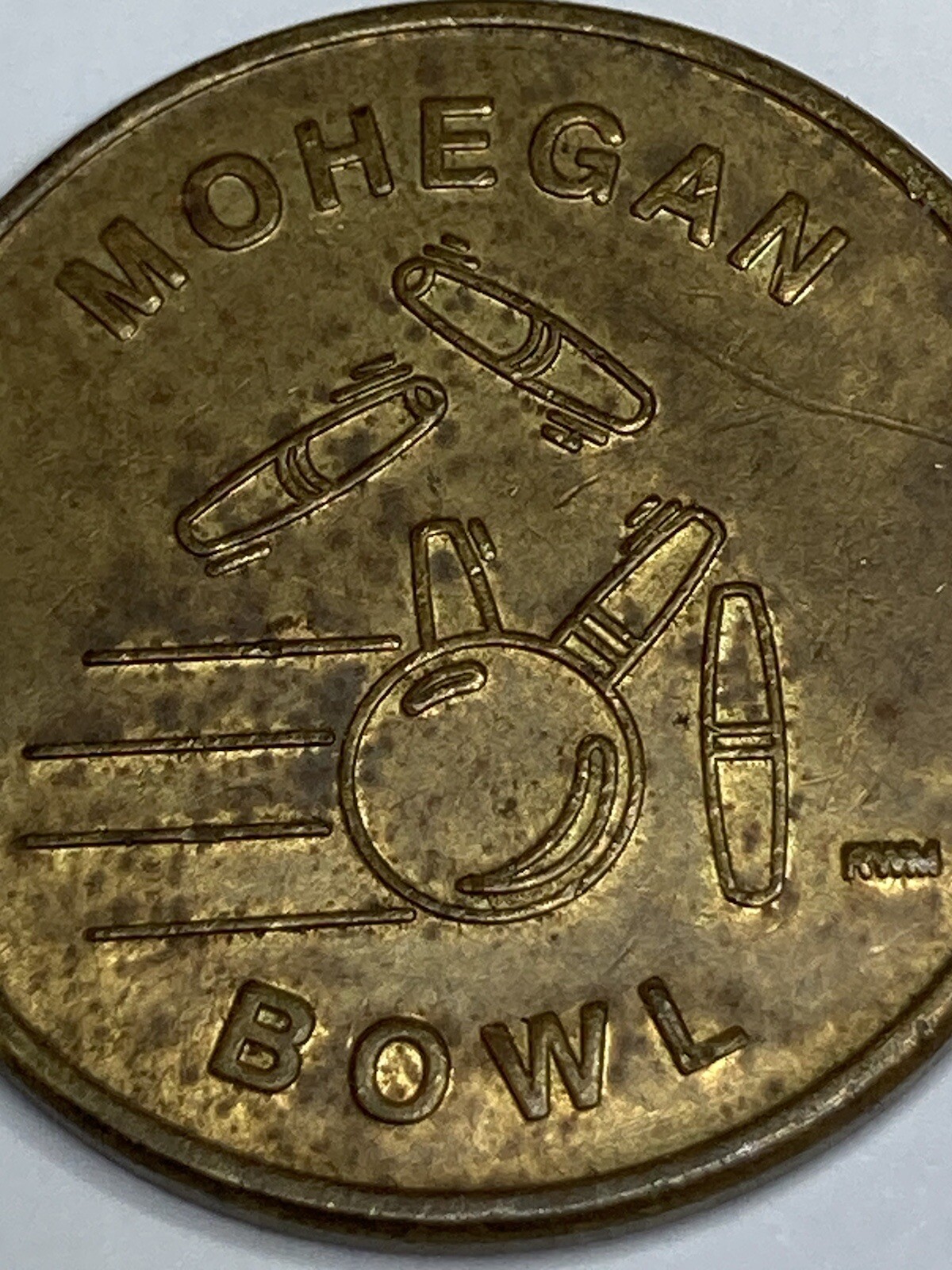 Mohegan Bowl Arcade Token Webster, Massachusetts Obsolete #px1