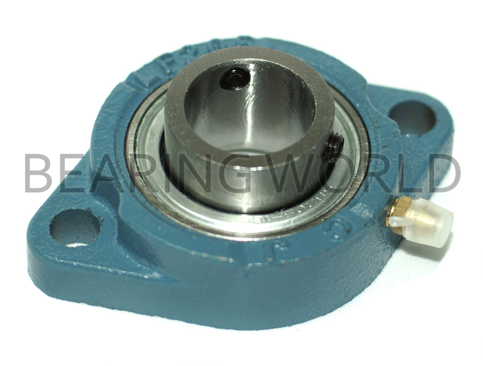 NEW SBLF205-25mm G  High Quality 25mm Set Screw Bearing with 2 Bolt Flange