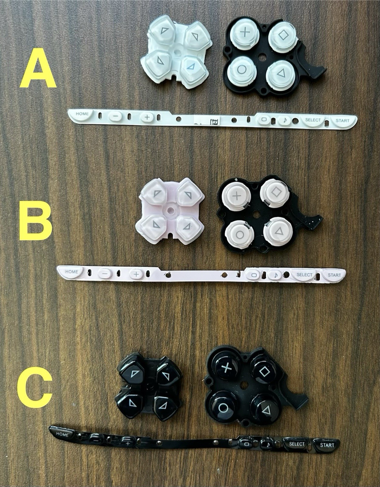 HIGH QUALITY New PSP Button Sets for PlayStation PSP 2000 Console-pick Color