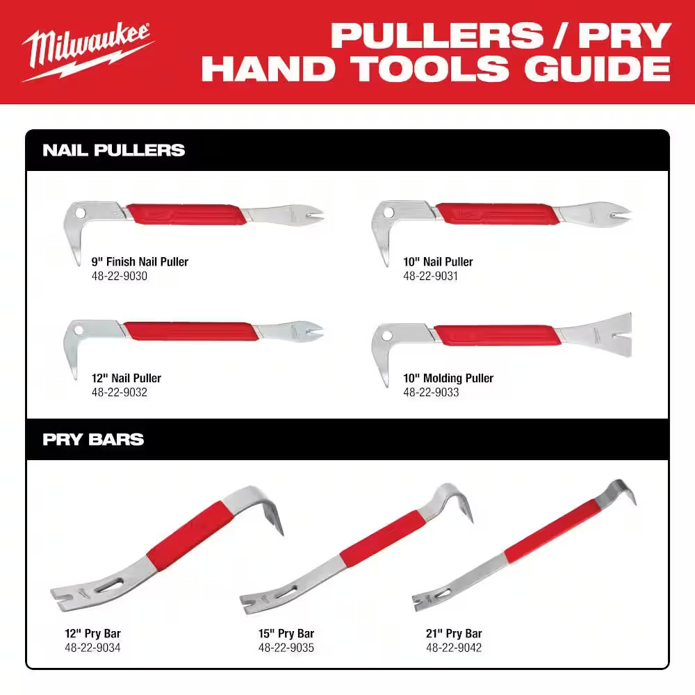 9 In. Nail Puller with Dimpler