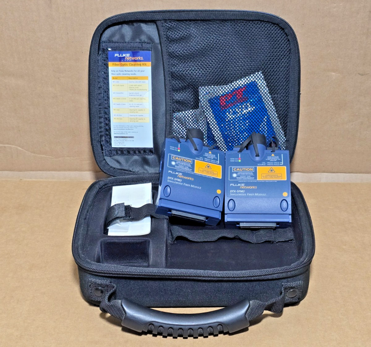 Fluke Networks DTX-SFM2 SM Fiber Modules for DTX 1200 DTX-1800 DTX SFM2 SET OF 2